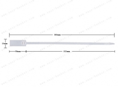 white zip ties OS-23-380