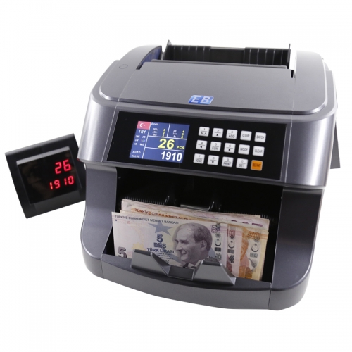 LD-6200V Bill Counters For Money Counting Value Counter Digital IR MG ICS Detection Bill Counters Money Detector For Banks