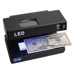 DC-2138 LED Fake Money Detector With Uv Lamp\ Detector De Billetes Falsos\Infrared Counterfeit Money Detector