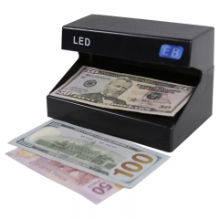 DC-118AB LED Money Detector Currency Checker Uv LED Light Counterfeit Money checking machine Detect Counterfeit Bills