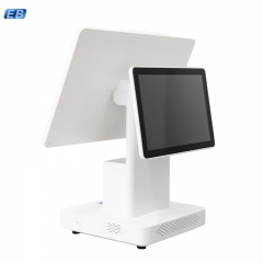 PT-2323P Good Price Dual-Screen POS Terminal with 15.6'' HD Display Built-In Printer Windows 7/10 OS and 64GB SSD