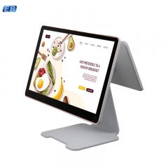 PT-21 Dual Screen 15.6 inch Terminal Pos Machine Android 11 Retail Store Supermarket Cash Register with Pos System