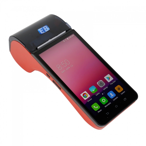 PH-6200 Android 8.1 POS Terminal with 5.5" HD Display, Thermal Printer, and 5000mAh Battery for Mobile Payments
