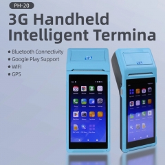 PH-20 Android 8.1 Cash Register All in One POS System With 5.5 Inch Touch Screen 58mm Printer for Supermarket Retail