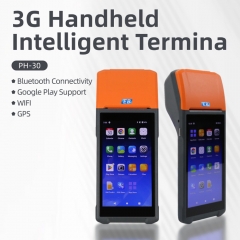 PH-30 HD Screen POS System With Android 8.1 Touch Monitor and Receipt Printer for Restaurant Supermarket Checkout Counter