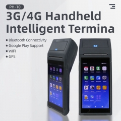 PH-10 Touch Screen Cash Register With 5.5 Inch Display 58mm Printer POS System With Android 8.1 for Retail Restaurant