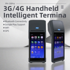 PH-30Pro Restaurant Ordering POS Terminal With Android 8.1 System HD Monitor and Quick Print Function for Cashier Use