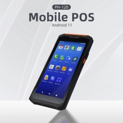 PH-120 Retail Point of Sale PDA Machine With Android 11 HD Screen and Thermal Printer for Restaurant Chain