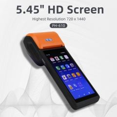 PH-610 Android 11 POS Terminal With HD Display Capacitive Touch Screen and Receipt Printer for Supermarket Retail Store