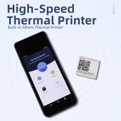 PH-110 Capacitive Touch POS System With Dual Display 5.45 Inch Monitor USB Wifi Enabled Cashier Machine With Printer for Store