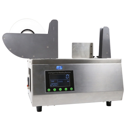 JB-530 Automatic Paper Tape Strapping Machine OPP Film Binder Vegetable Banknote Medicine Box Binding Equipment