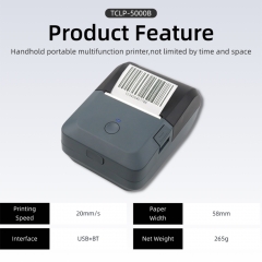 TCLP-5000B Wireless Thermal Printer Portable 58mm Ink-Free for High-Speed Printing Home Office Warehouse in Stock