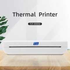 TCP-8000W Portable A4 Wireless Thermal Printer for USB Inkless High Resolution ROHS Certified Stock Home Office