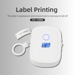TLP-1200W Mini Wireless Thermal Label Printer Portable for Sticker Maker Ink Free 203dpi Label Machine Home Stock