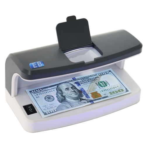 DC-5100 UV MG Banknote Detector with Magnifier Rechargeable Currency Verifier Money Checker for Bank Cashier and Office