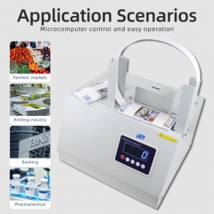 JB-208A Automatic Banknote Banding Machine Microcomputer Controlled Currency Paper Tape Binding Machine
