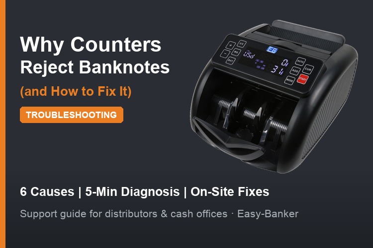 Why Does a Money Counter Reject Banknotes (and How to Fix It)?